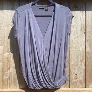 Ladies Tahari L Purple Cross-body top